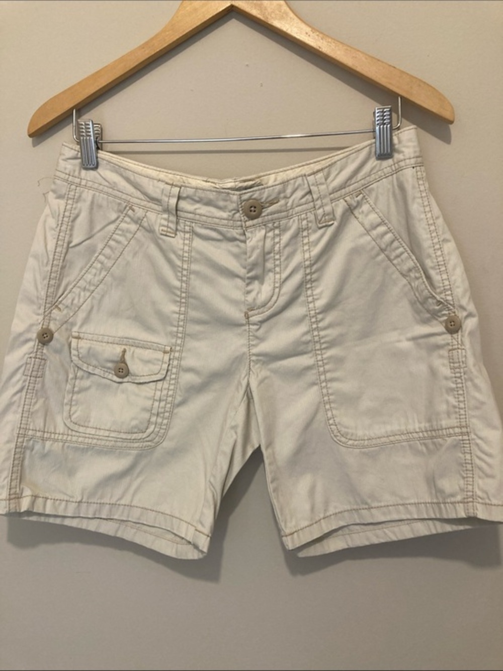 Polo Ralph Lauren VTG Women’s Casual Pocket Shorts in khaki sz4